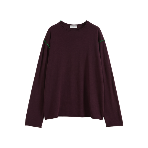 Cross-Stitch Loose Knit Top