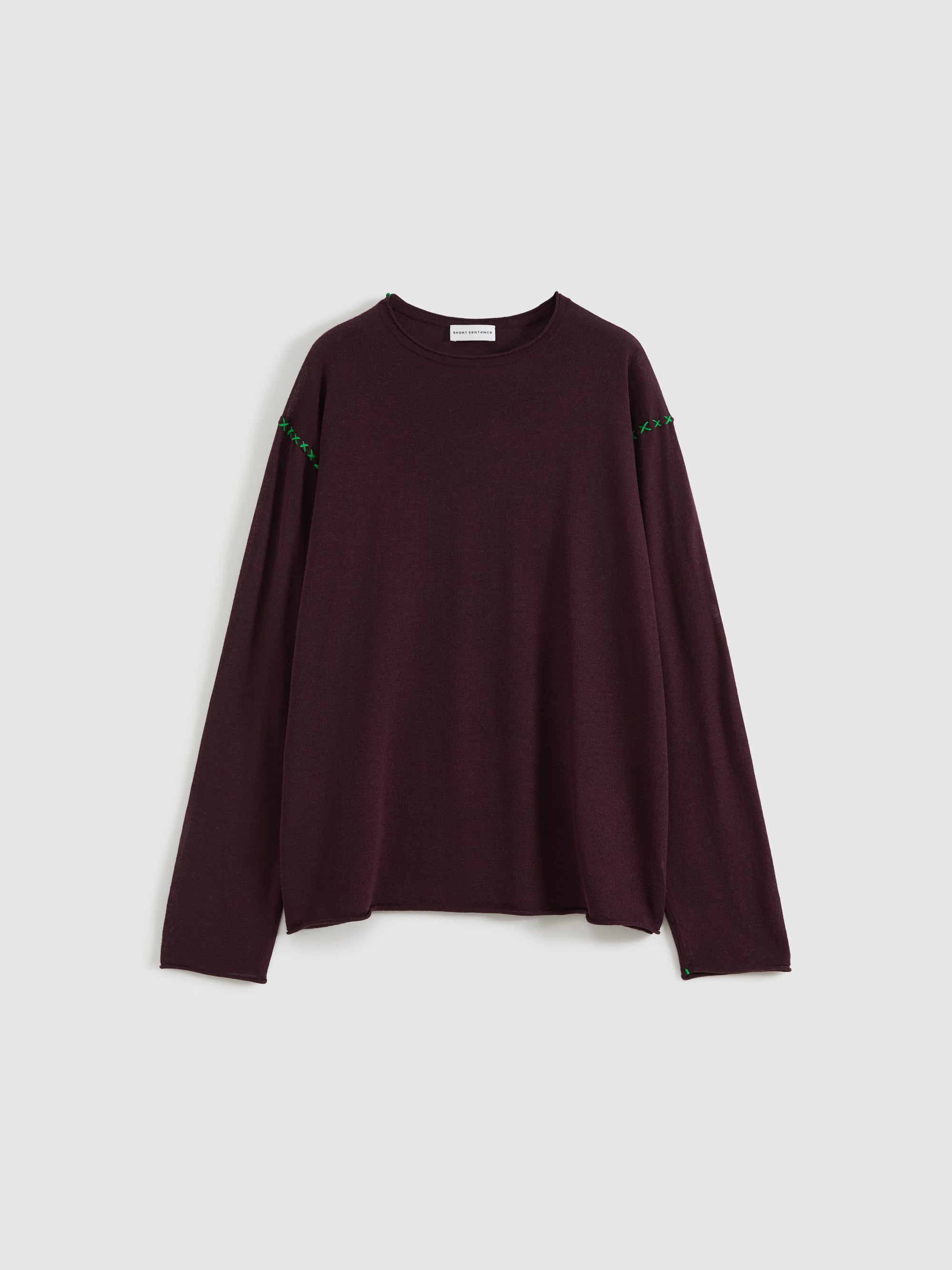 Cross-Stitch Loose Knit Top