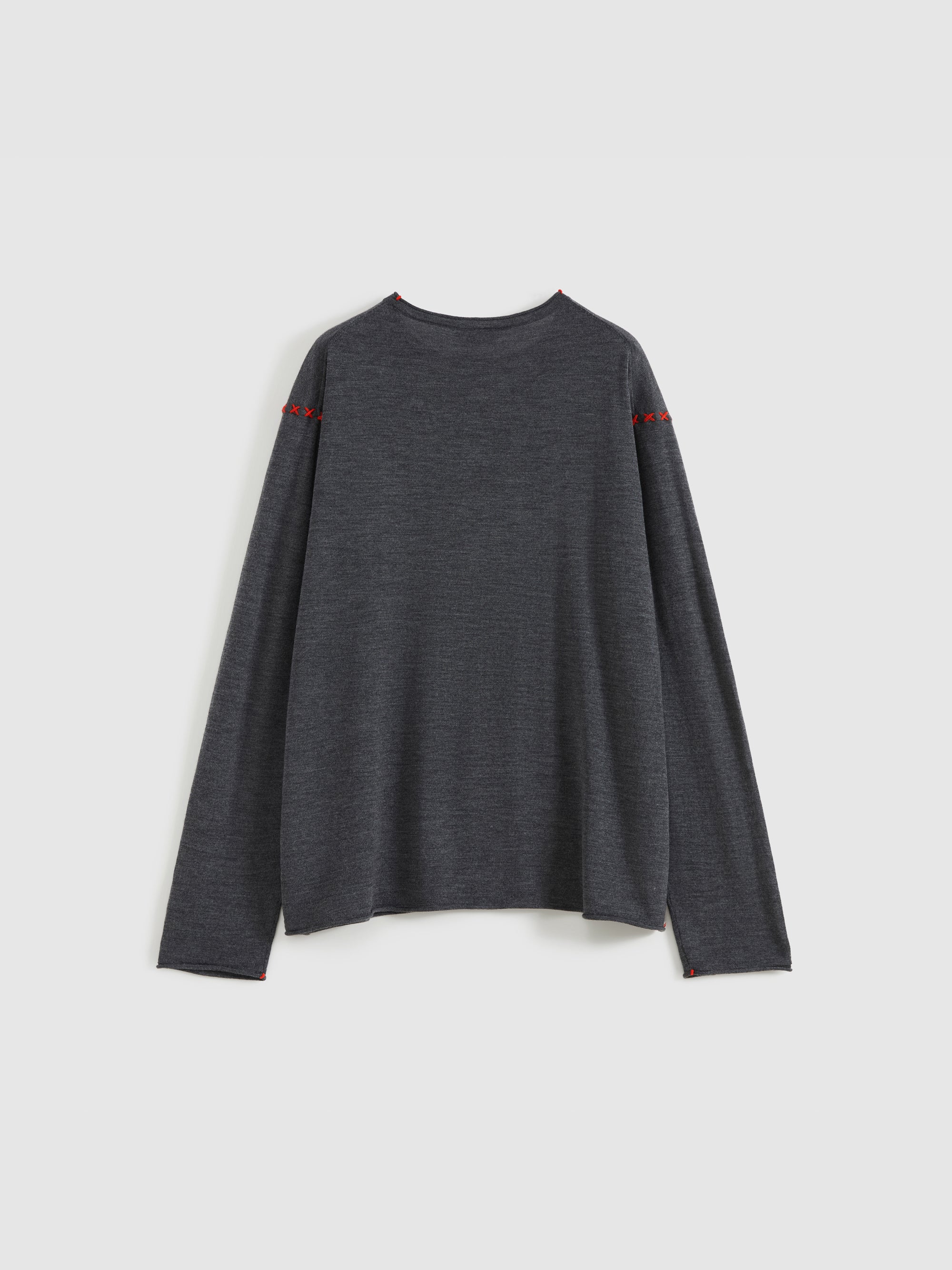 Cross-Stitch Loose Knit Top
