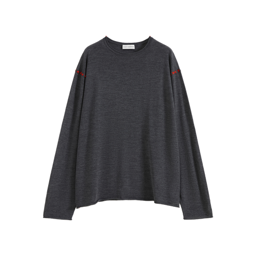 Cross-Stitch Loose Knit Top