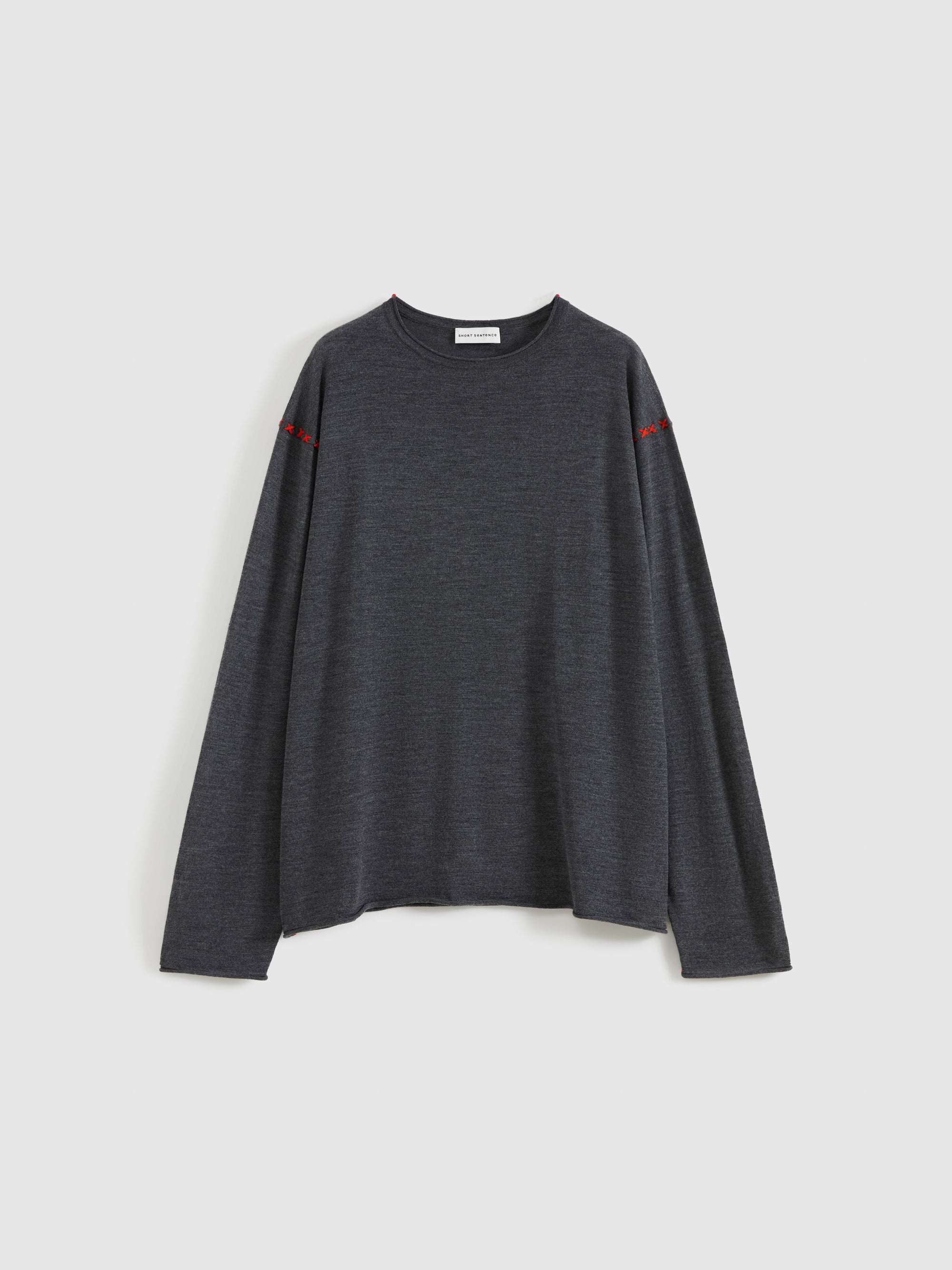 Cross-Stitch Loose Knit Top