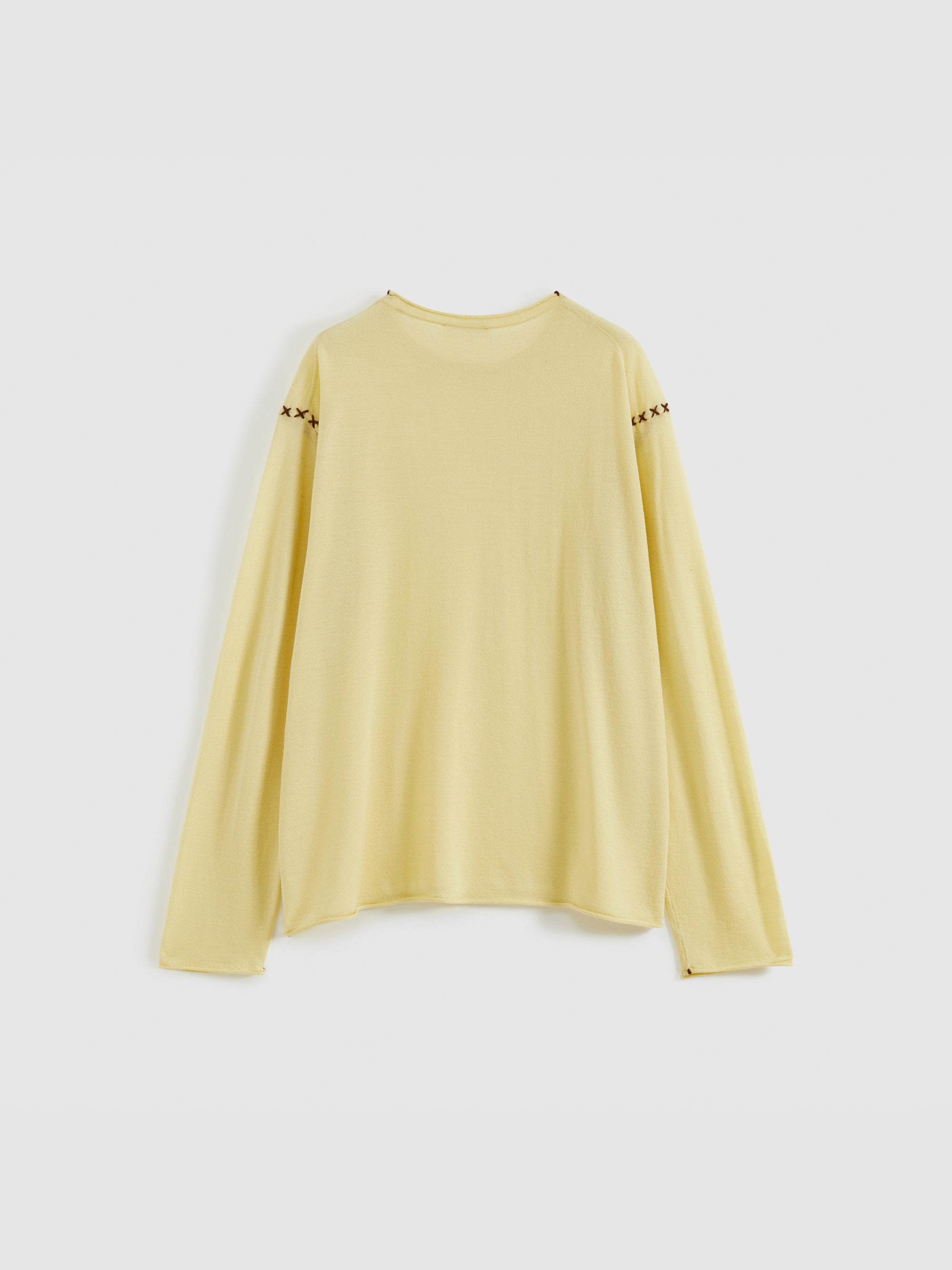 Cross-Stitch Loose Knit Top