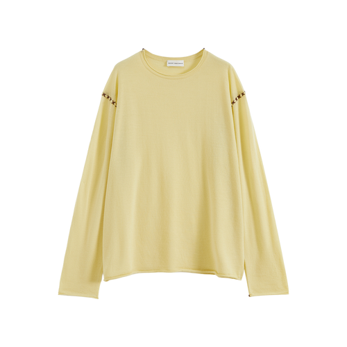 Cross-Stitch Loose Knit Top