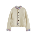 Patchwork Two-Tone Knit Cardigan