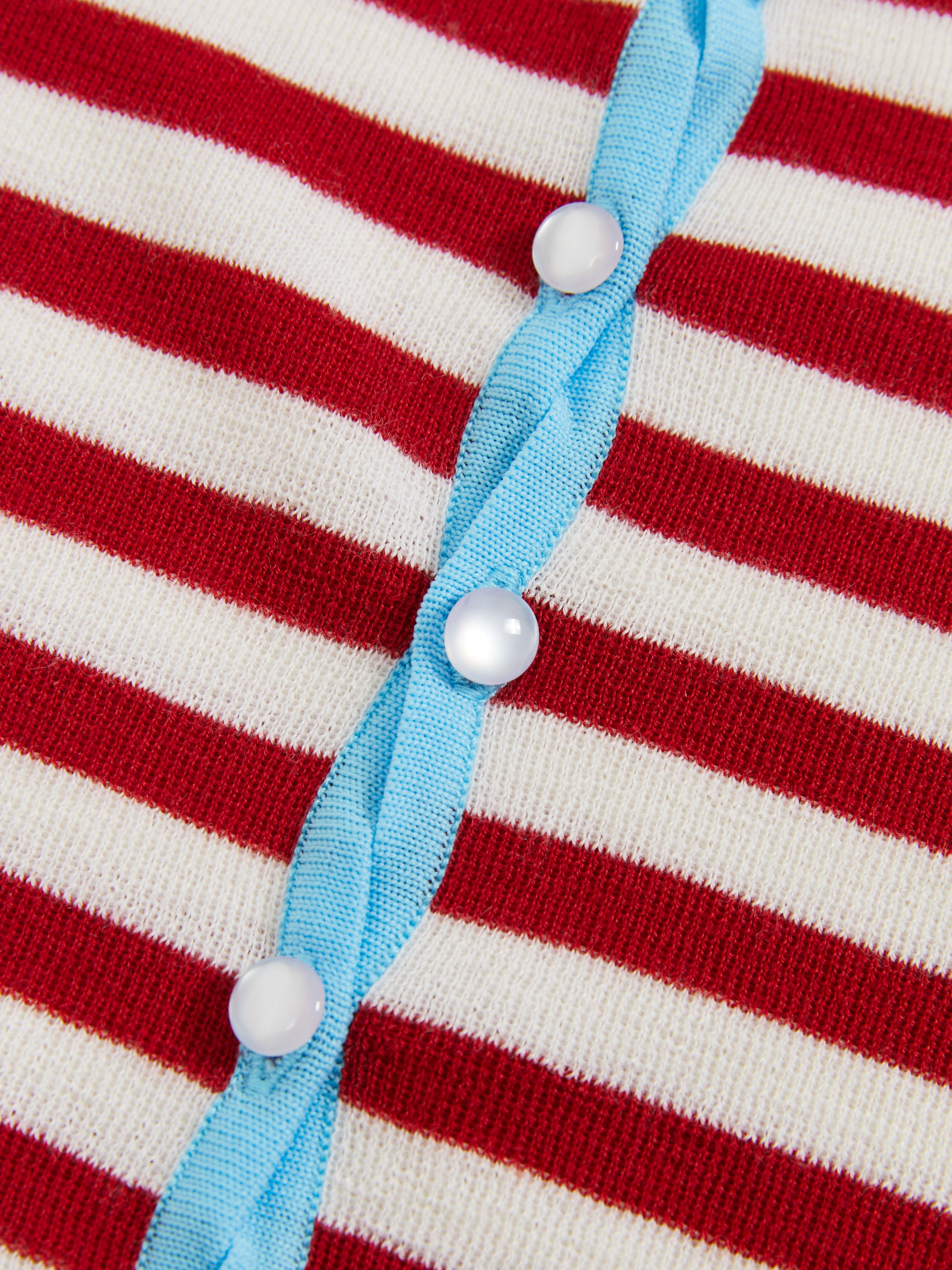 Contrast Collar Knit Cardigan