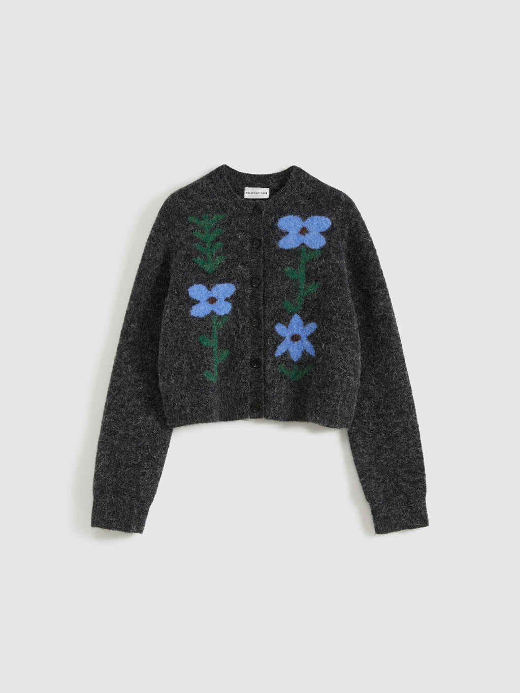 Marguerite Jacquard Crew Cardigan