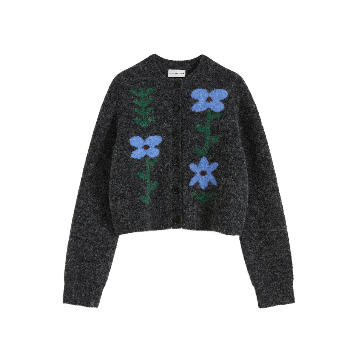 Marguerite Jacquard Crew Cardigan