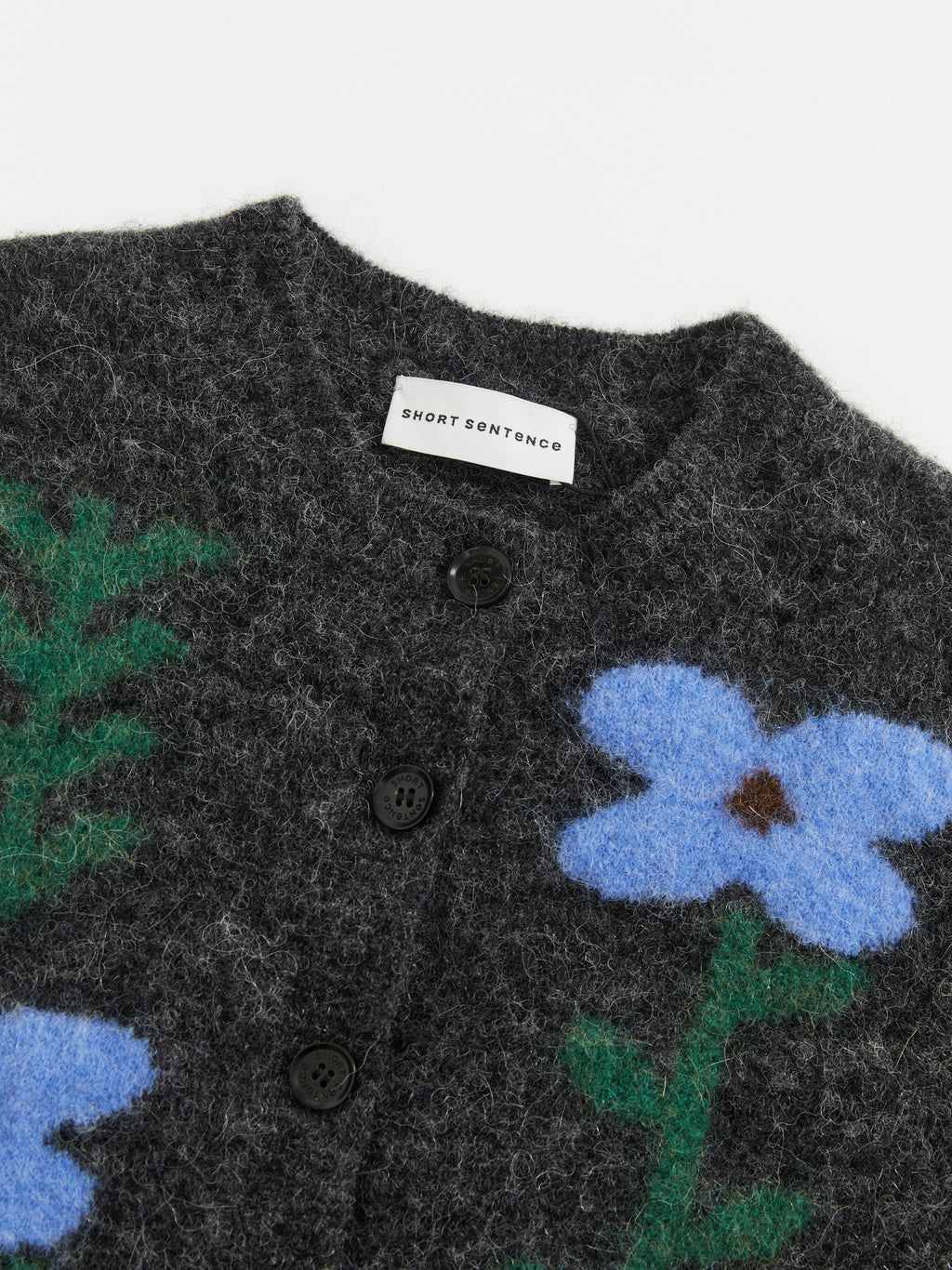 Marguerite Jacquard Crew Cardigan
