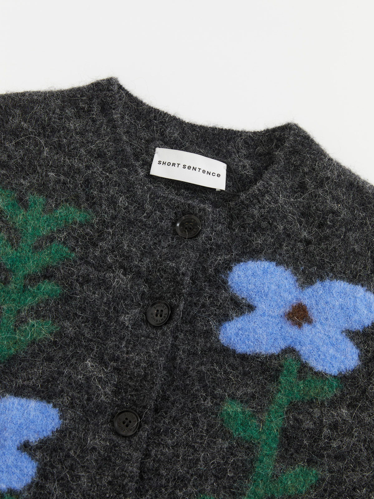 Marguerite Jacquard Crew Cardigan
