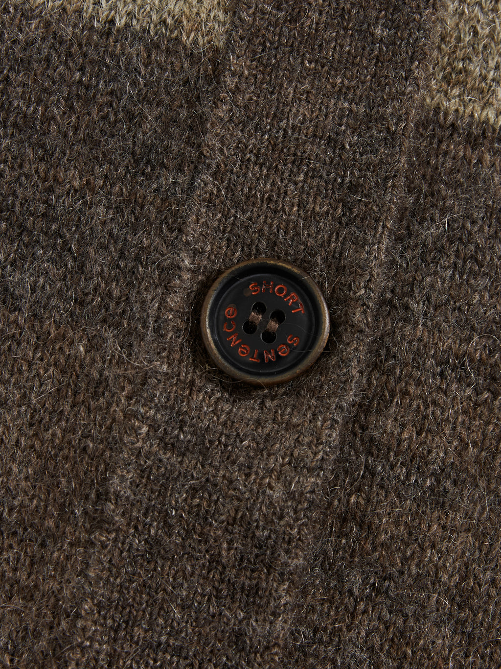 Color-Blocked Diamond Knit Cardigan