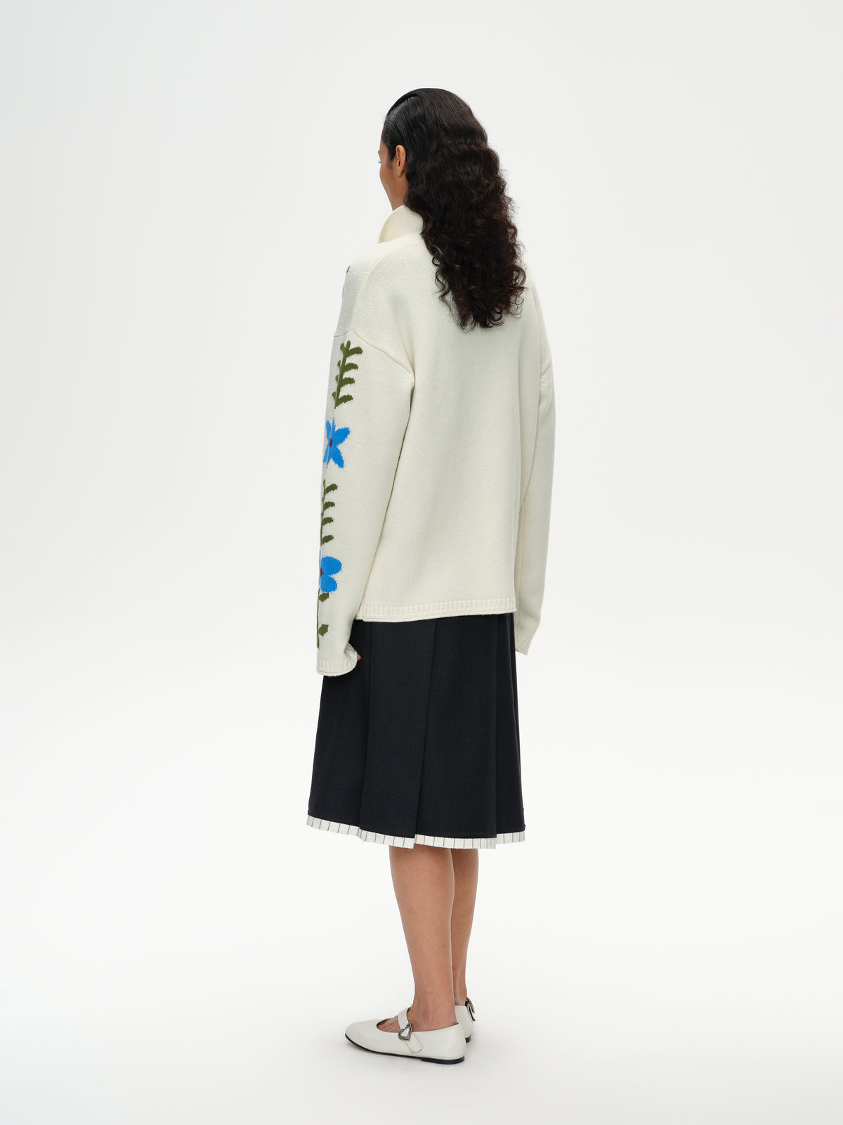 Marguerite Lapel Knit Cardigan