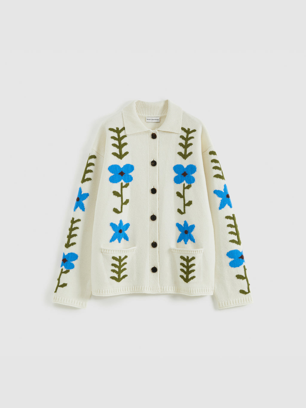 Marguerite Lapel Knit Cardigan
