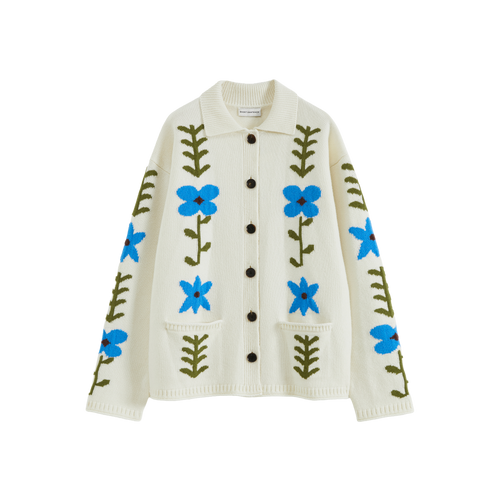 Marguerite Lapel Knit Cardigan