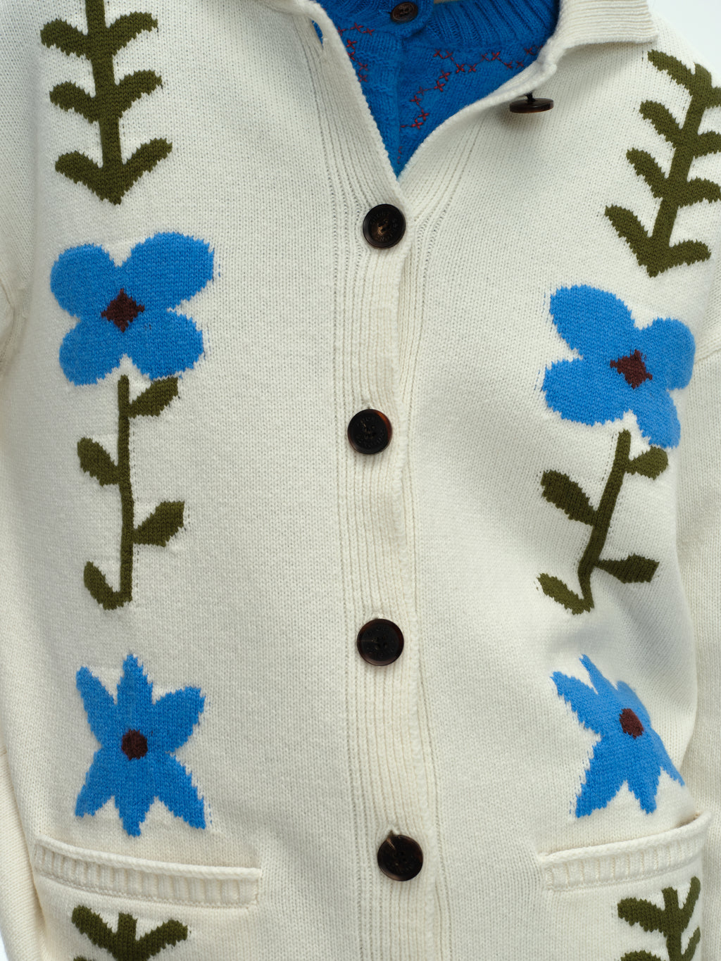 Marguerite Lapel Knit Cardigan