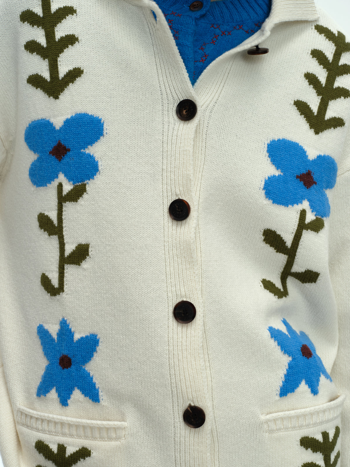 Marguerite Lapel Knit Cardigan