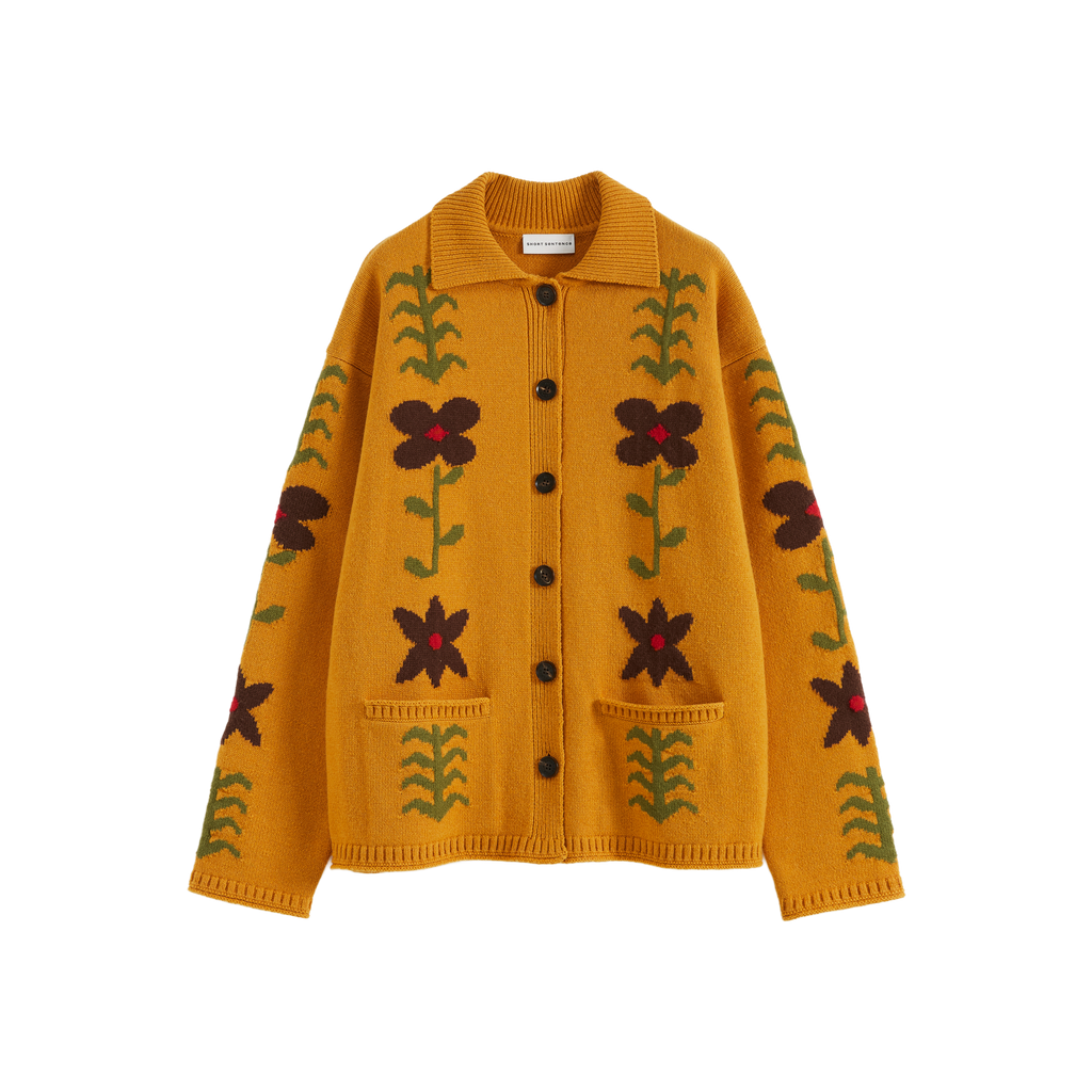 Marguerite Lapel Knit Cardigan