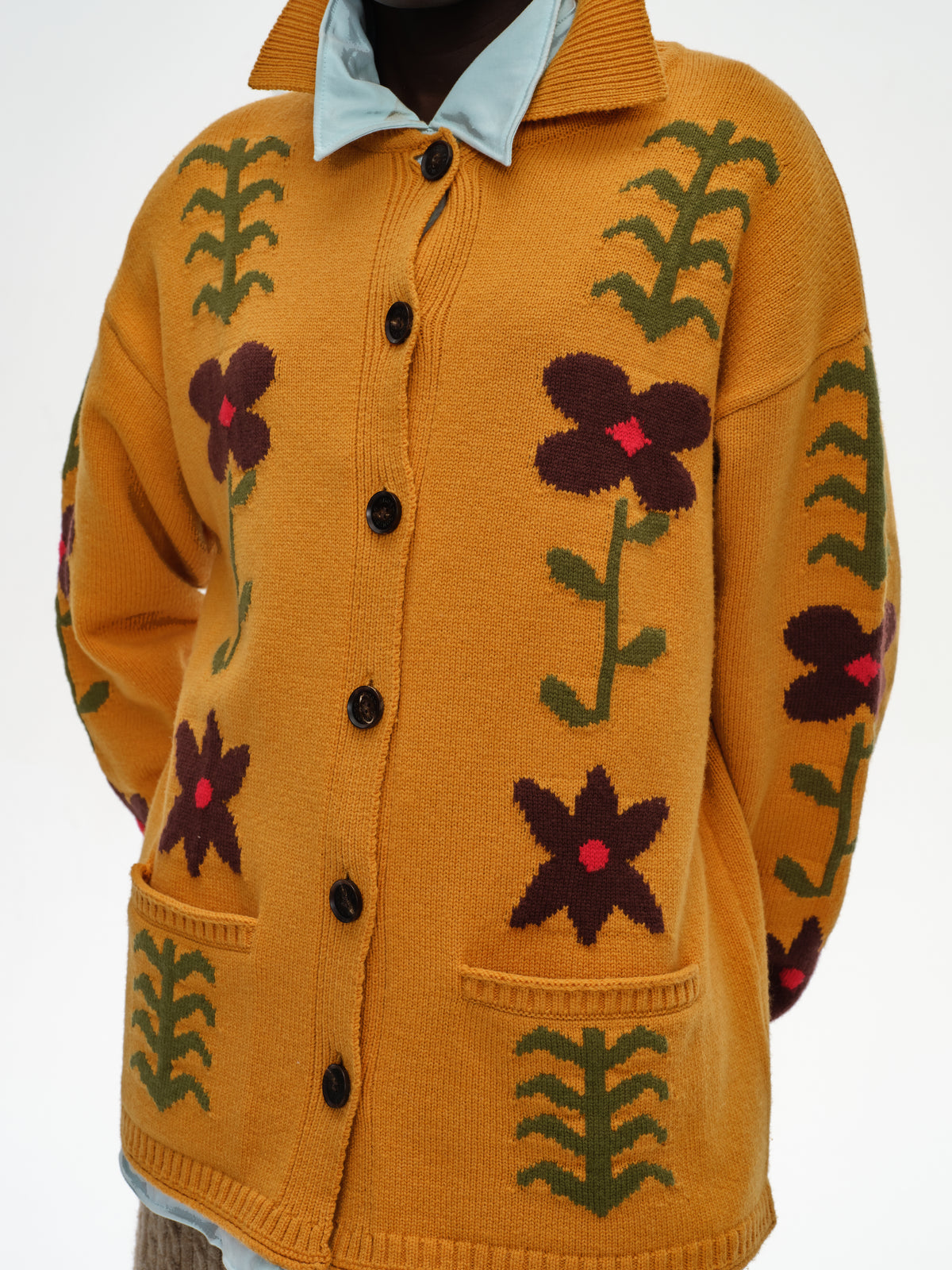 Marguerite Lapel Knit Cardigan
