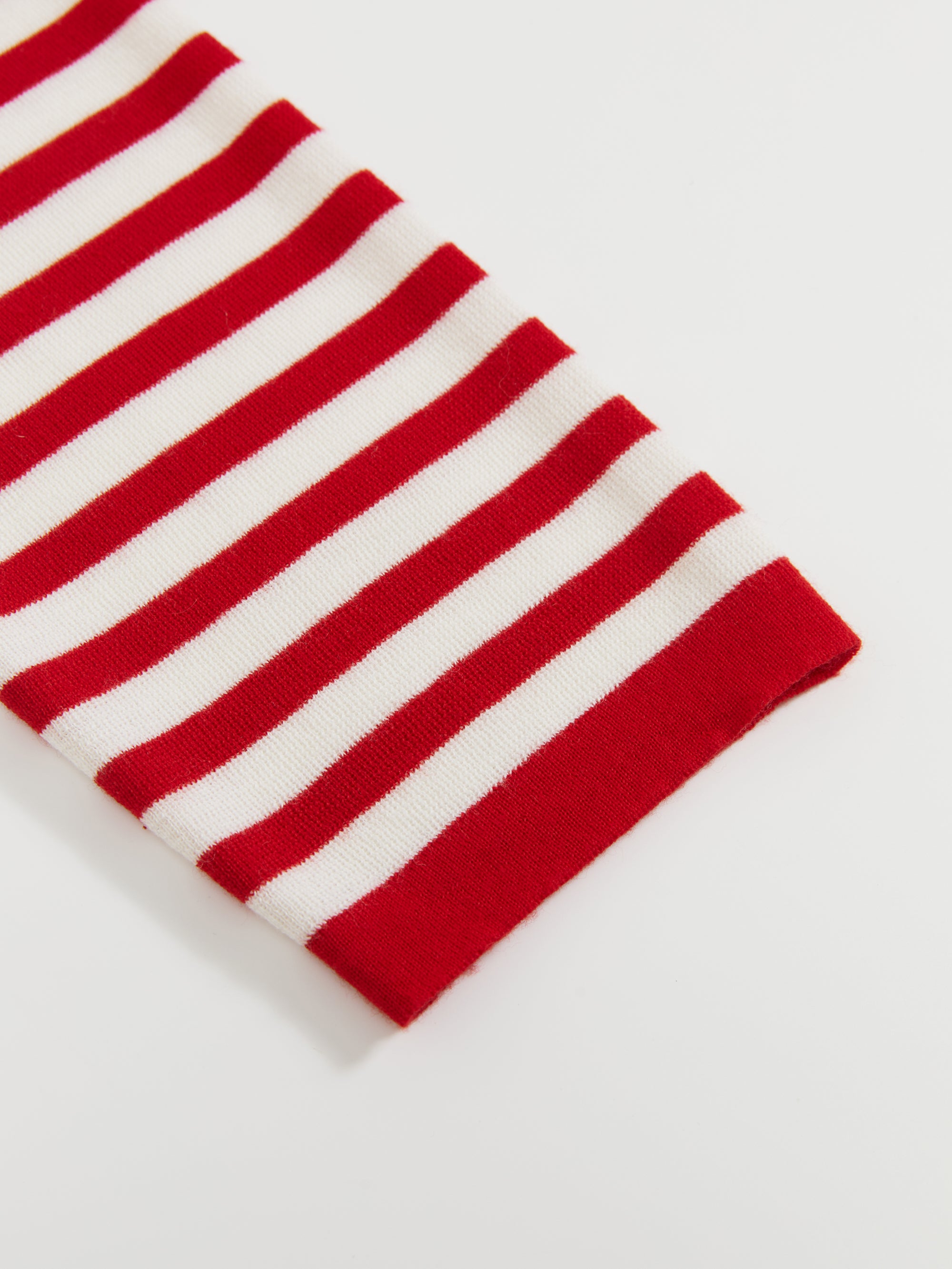 Contrast Stripe Stand Collar Top