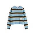 Saddle Shoulder Stripe Sweater