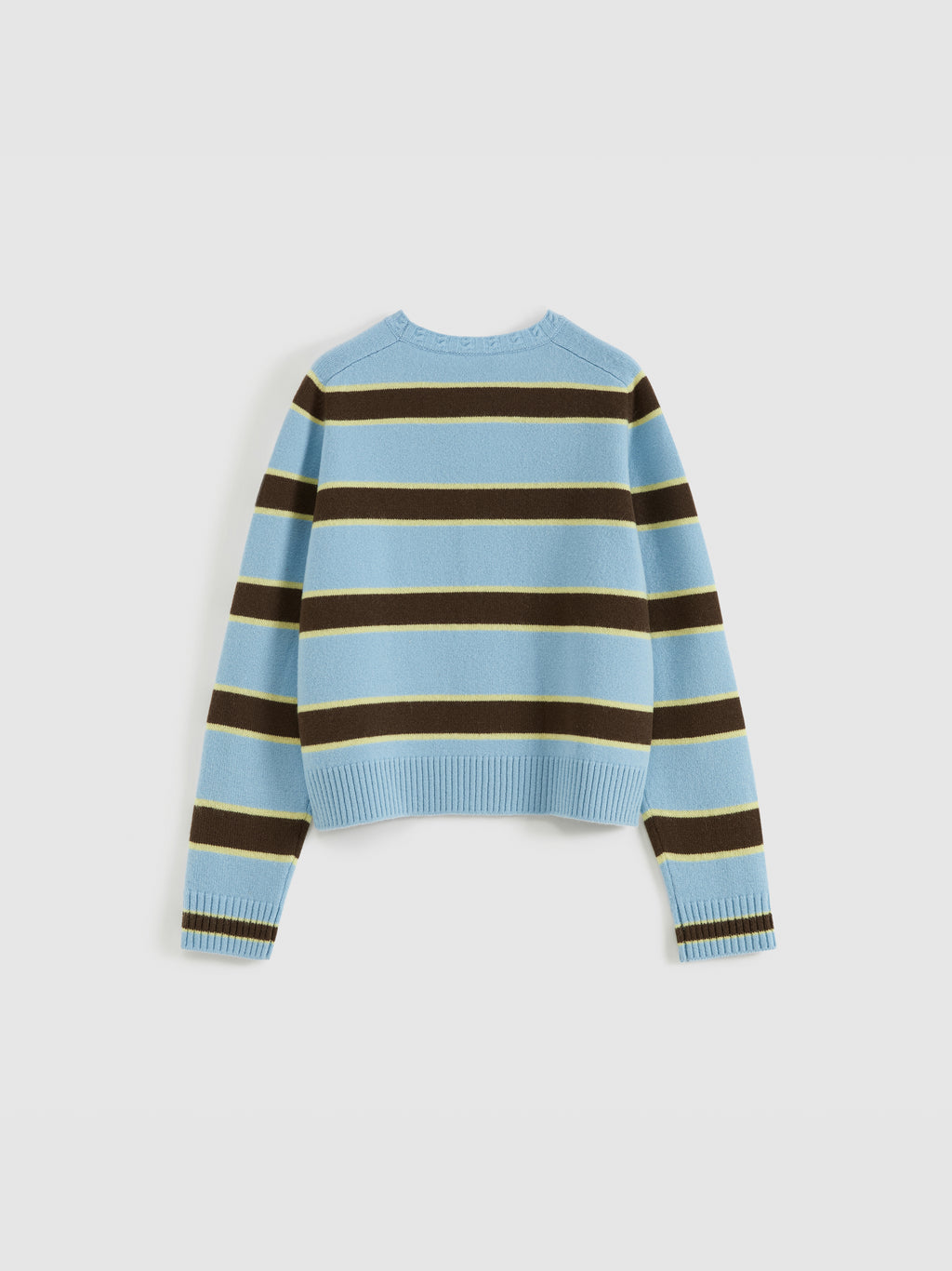 Saddle Shoulder Stripe Sweater