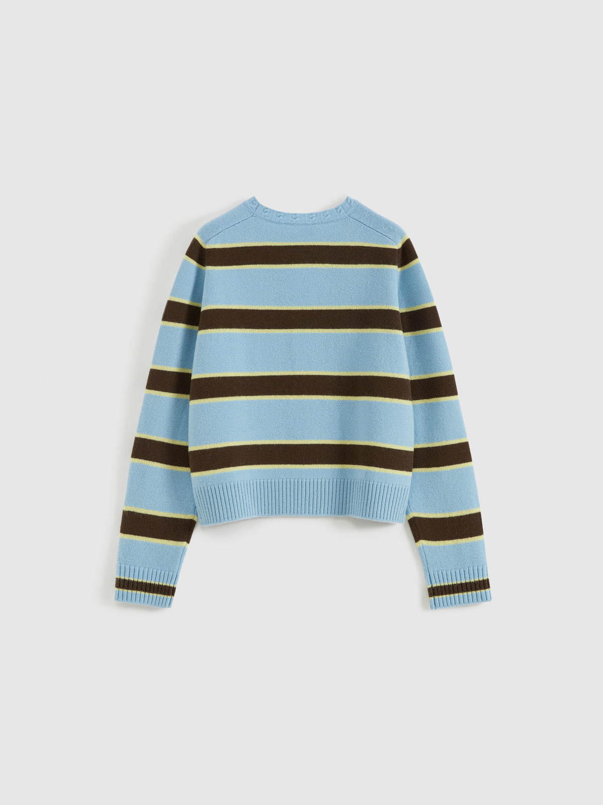 Saddle Shoulder Stripe Sweater