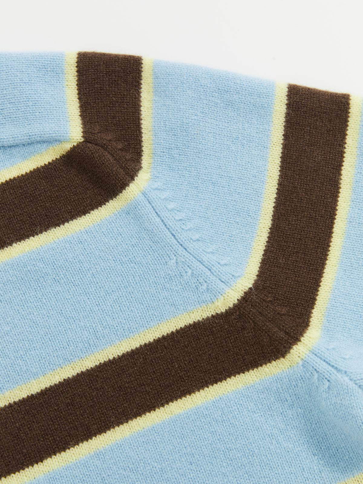 Saddle Shoulder Stripe Sweater