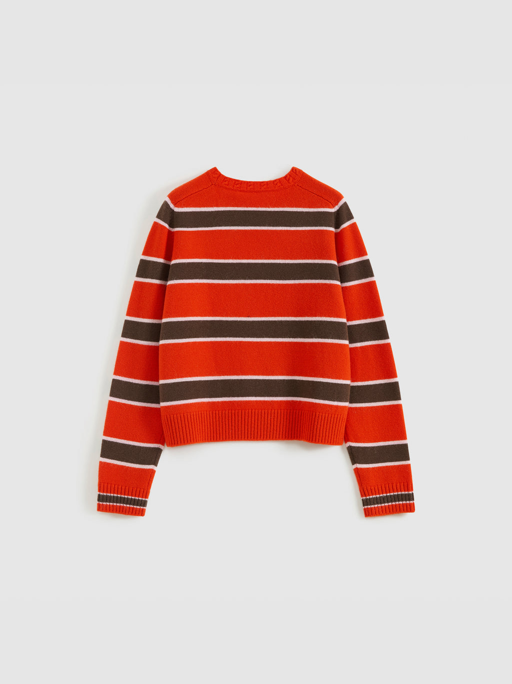 Saddle Shoulder Stripe Sweater