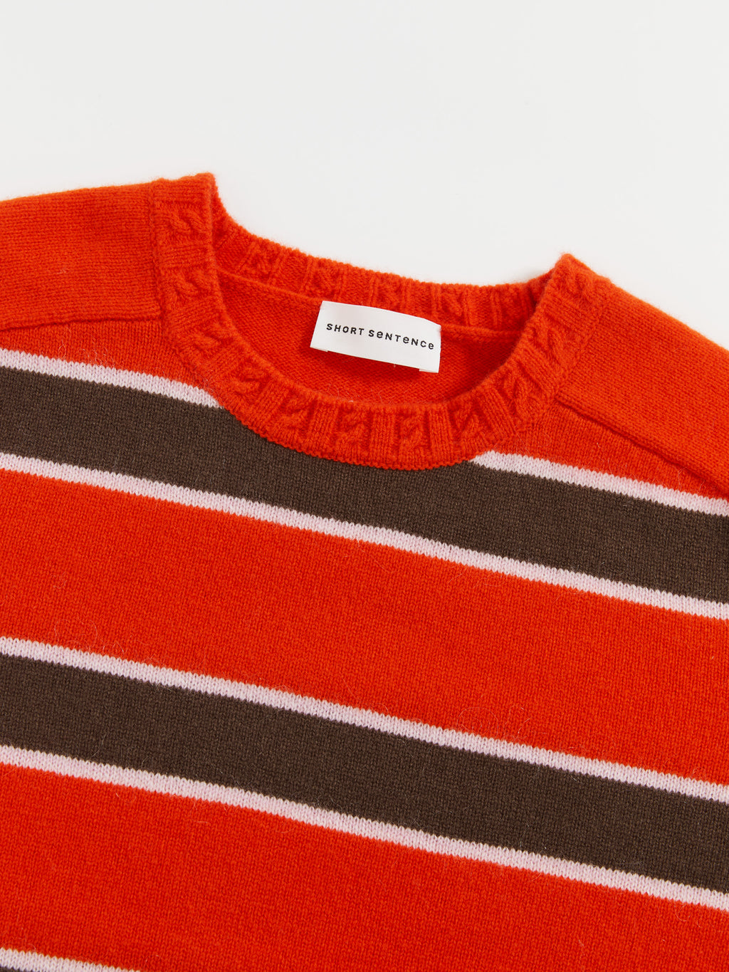 Saddle Shoulder Stripe Sweater