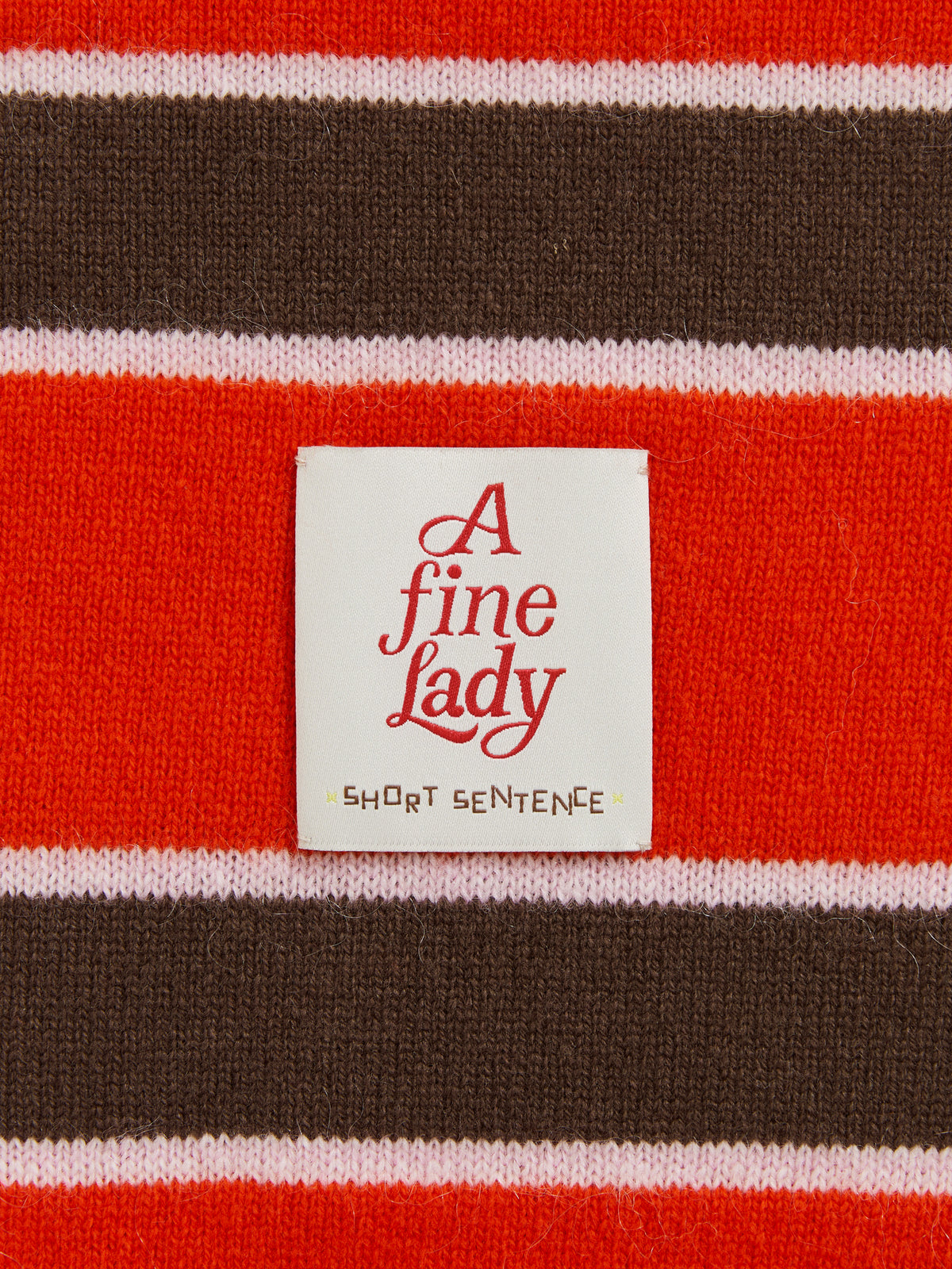 Saddle Shoulder Stripe Sweater