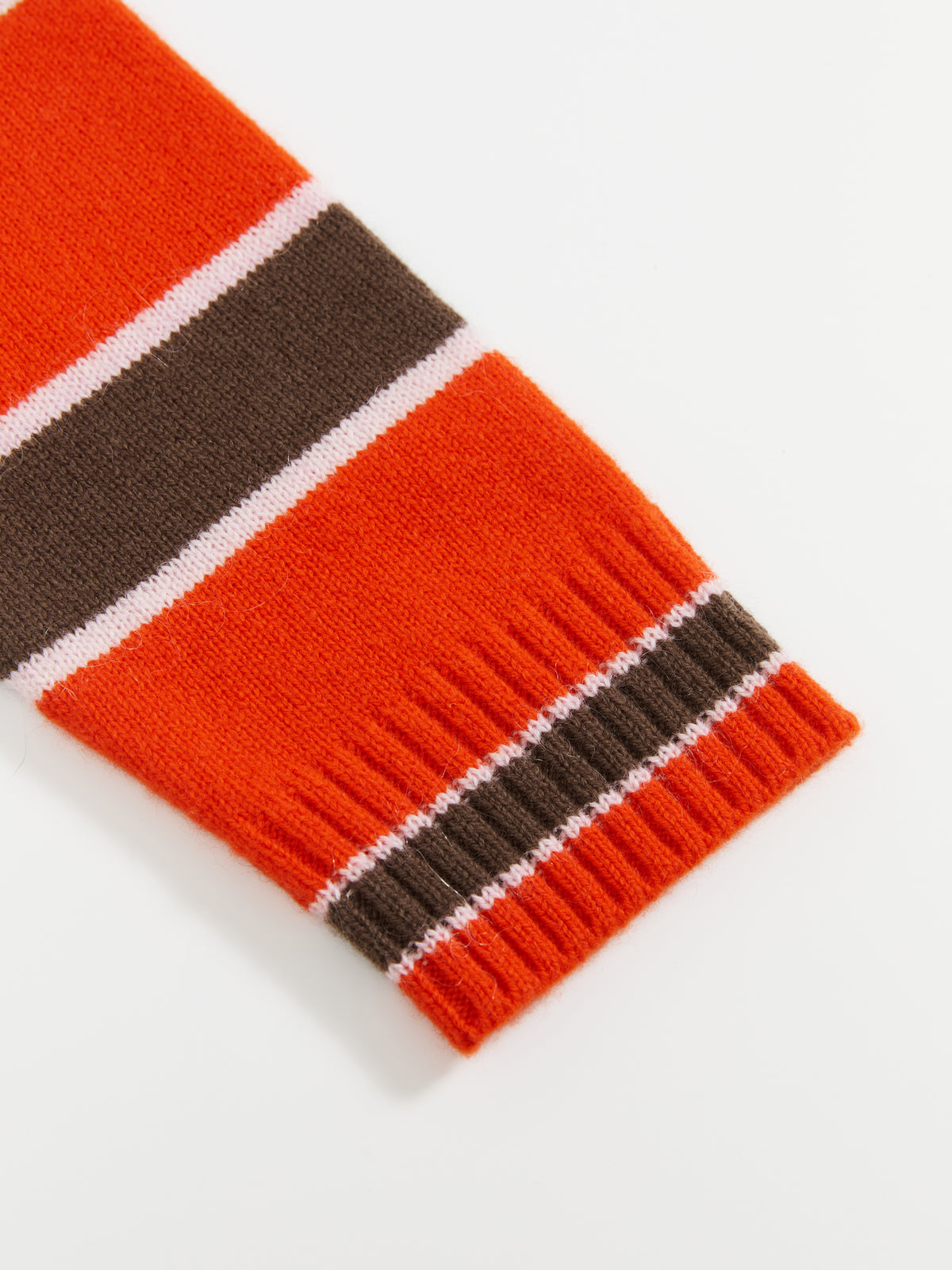 Saddle Shoulder Stripe Sweater