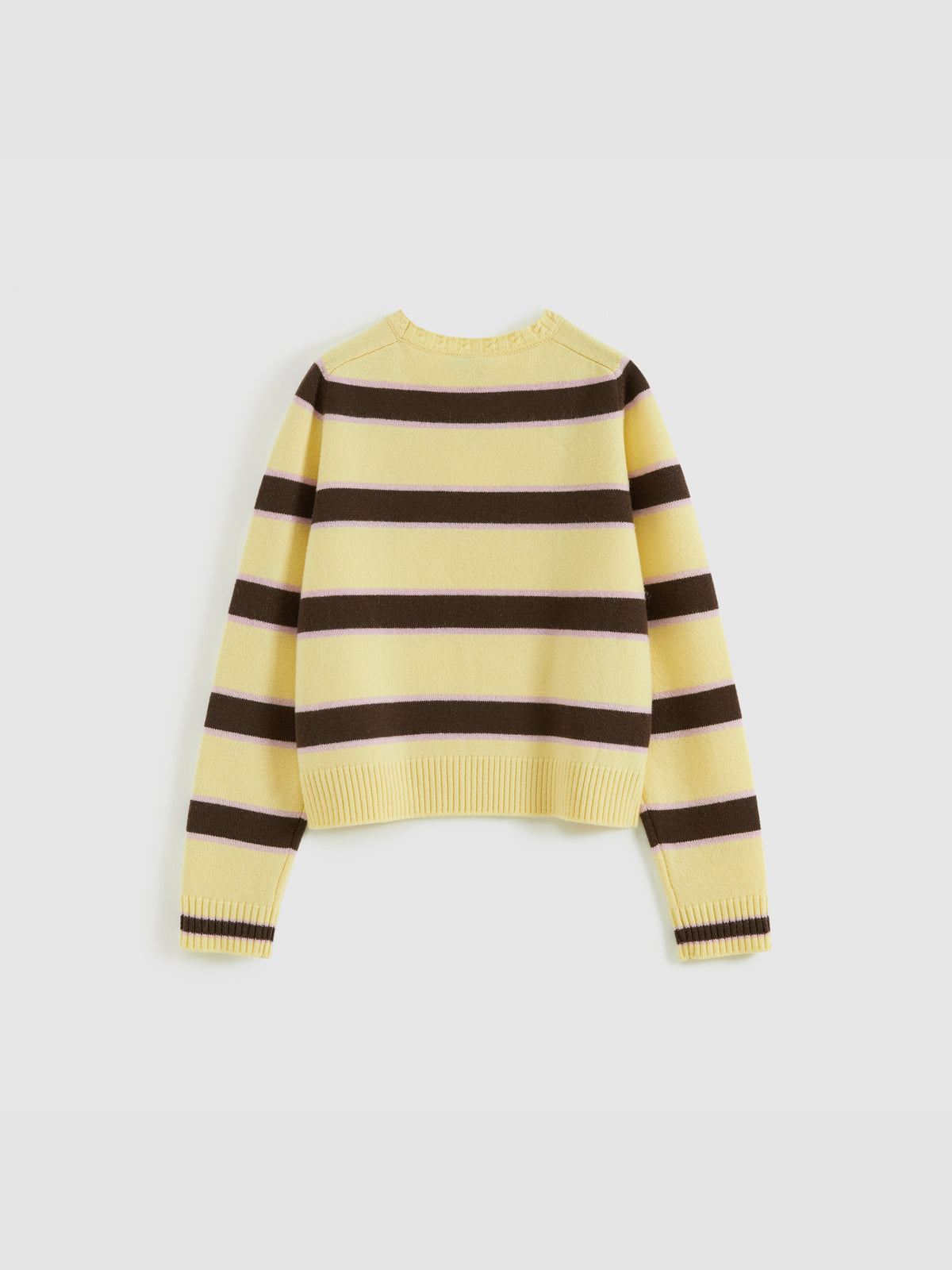 Saddle Shoulder Stripe Sweater