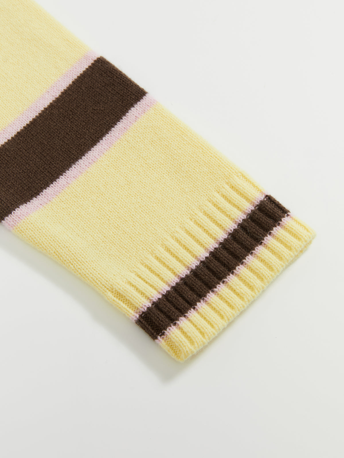 Saddle Shoulder Stripe Sweater