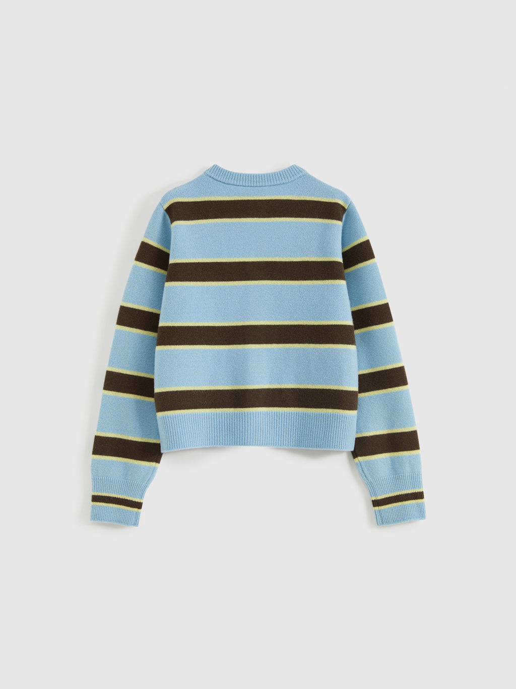 Striped Long Ribbed Cuff Cardigan