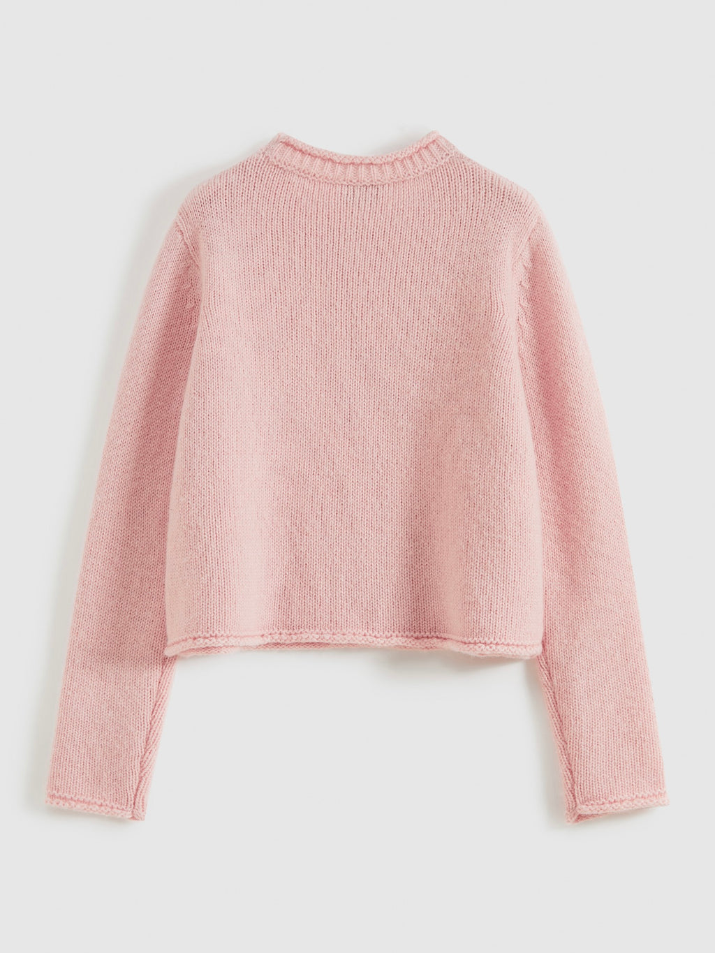Heavy Gauge Rolled Edge Knit Top