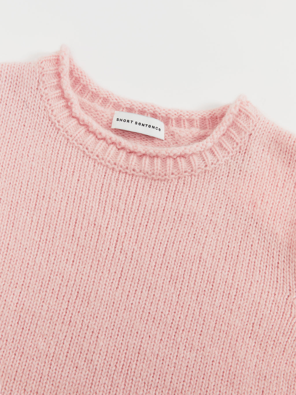 Heavy Gauge Rolled Edge Knit Top