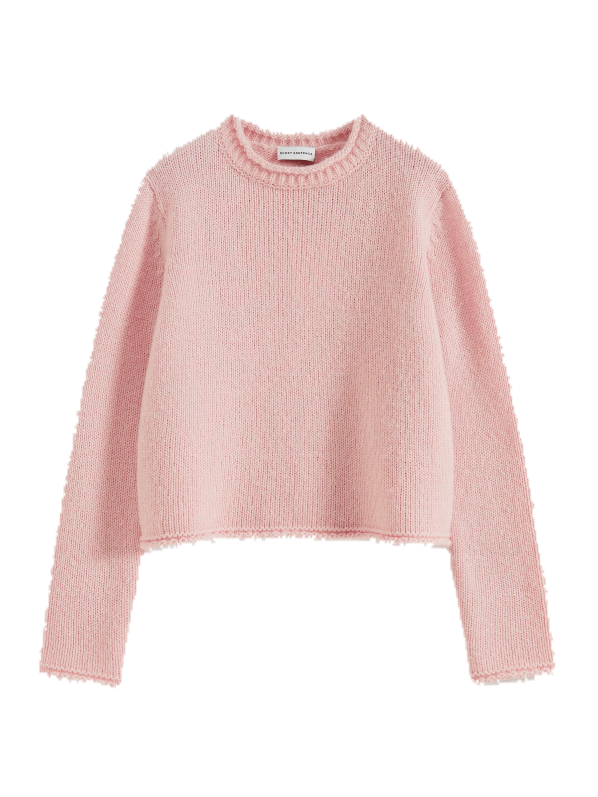Heavy Gauge Rolled Edge Knit Top
