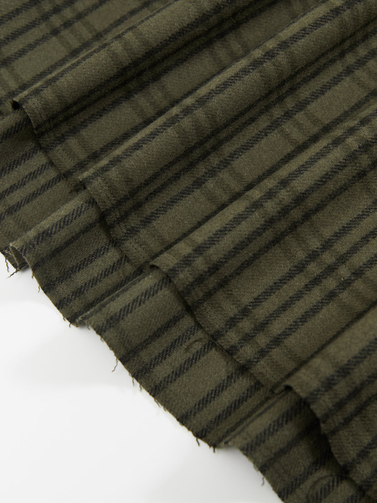 Yarn-Dyed Check Frayed Dress