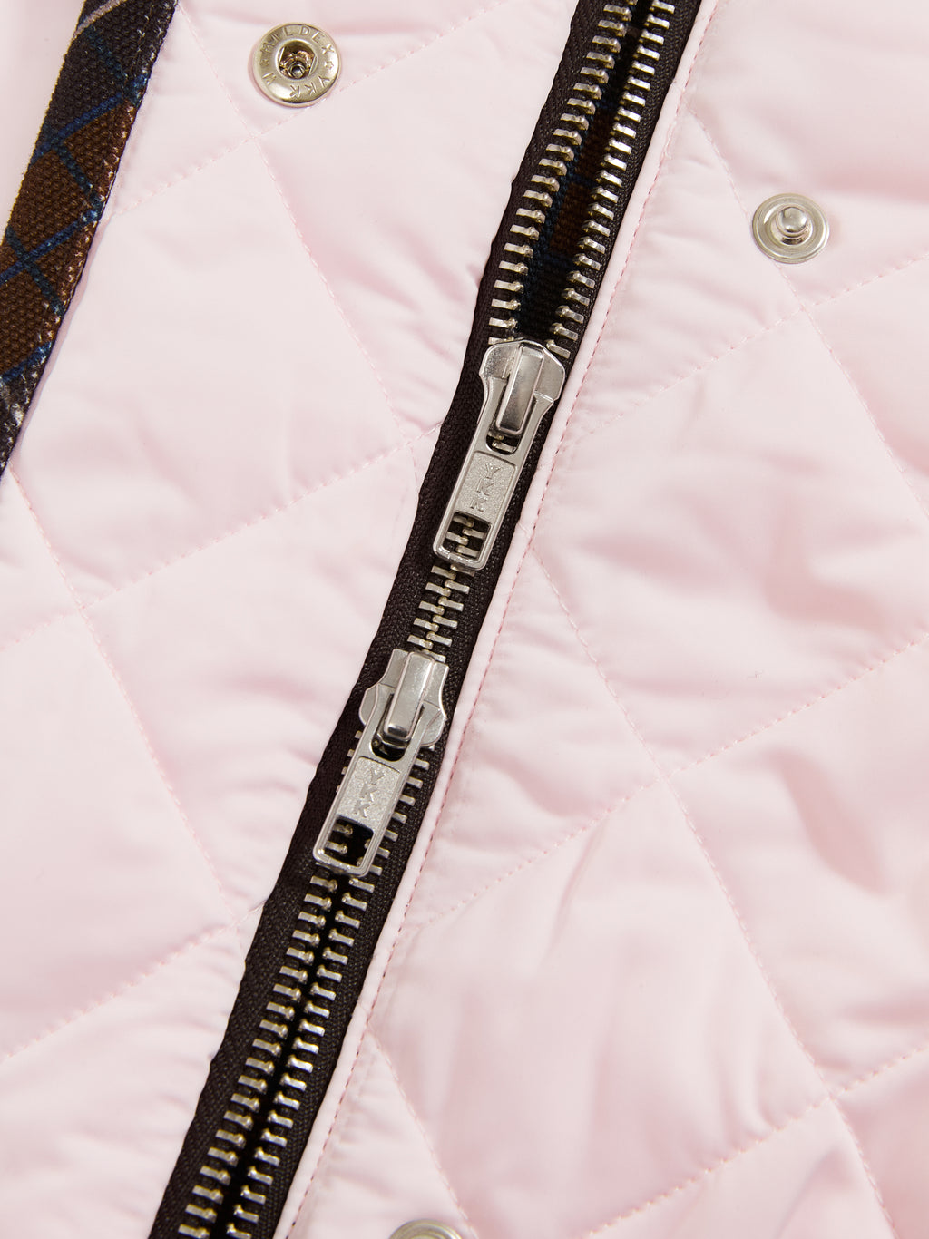 Patchwork Fur Collar Quilted Coat