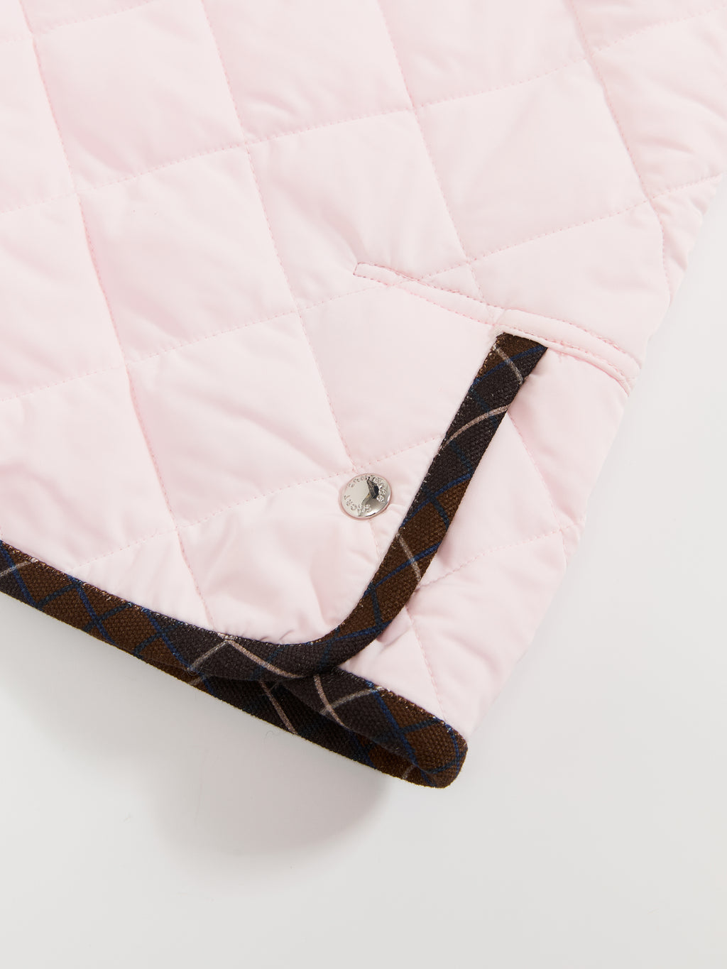 Patchwork Fur Collar Quilted Coat