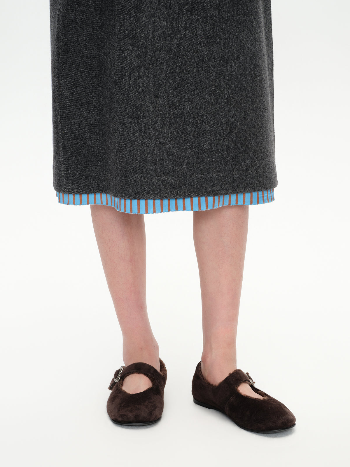 Ballon Heart Brooch Ballet Flats