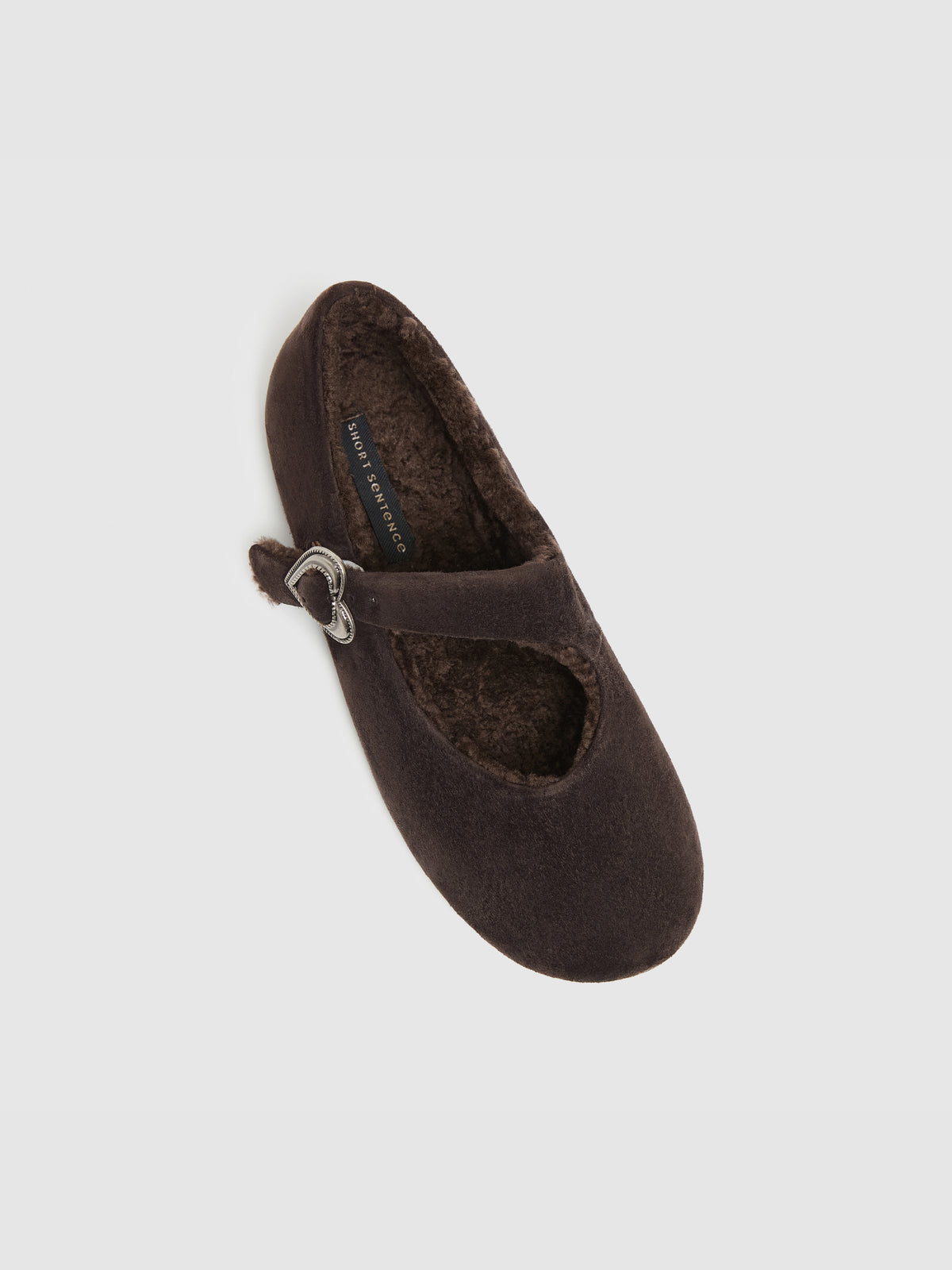 Ballon Heart Brooch Ballet Flats