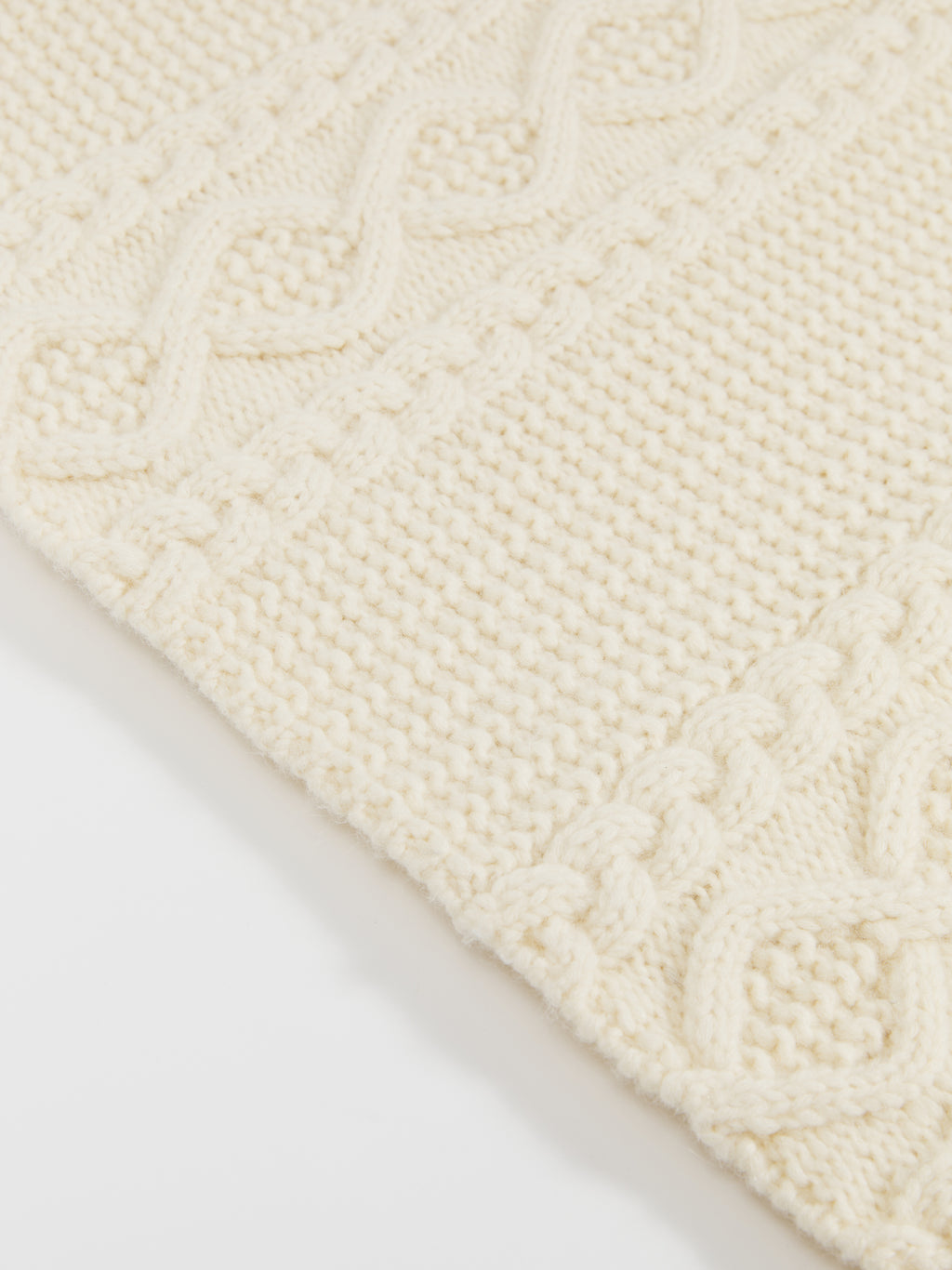 Chunky Cable-Knit Skirt