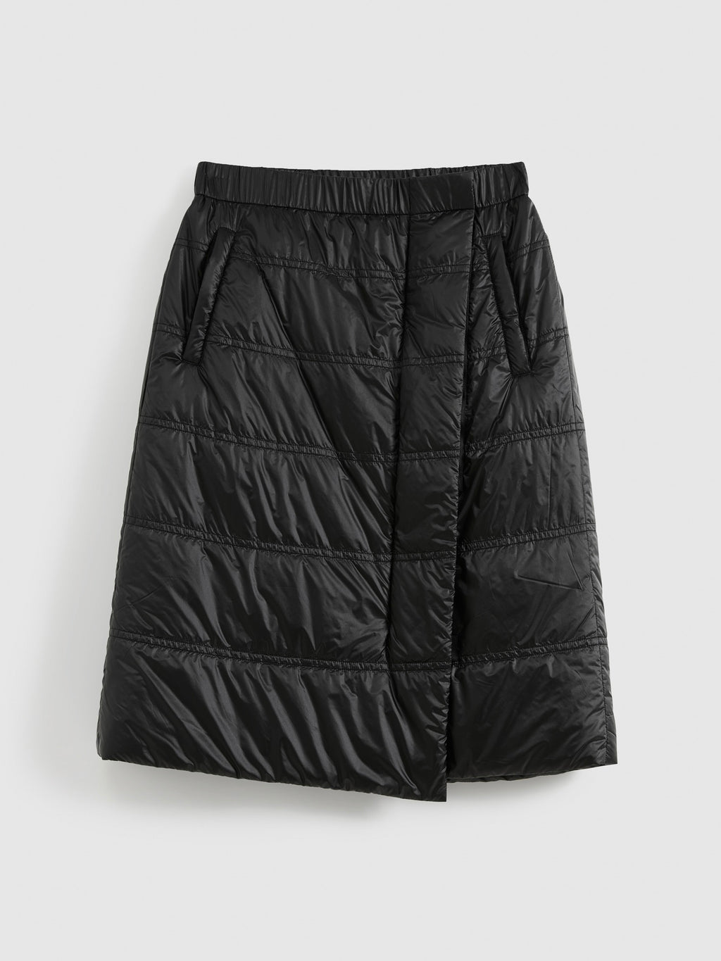 Elastic Waist Padded Skirt