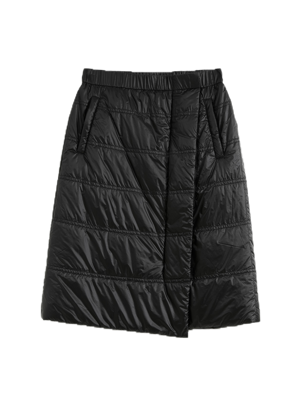 Elastic Waist Padded Skirt