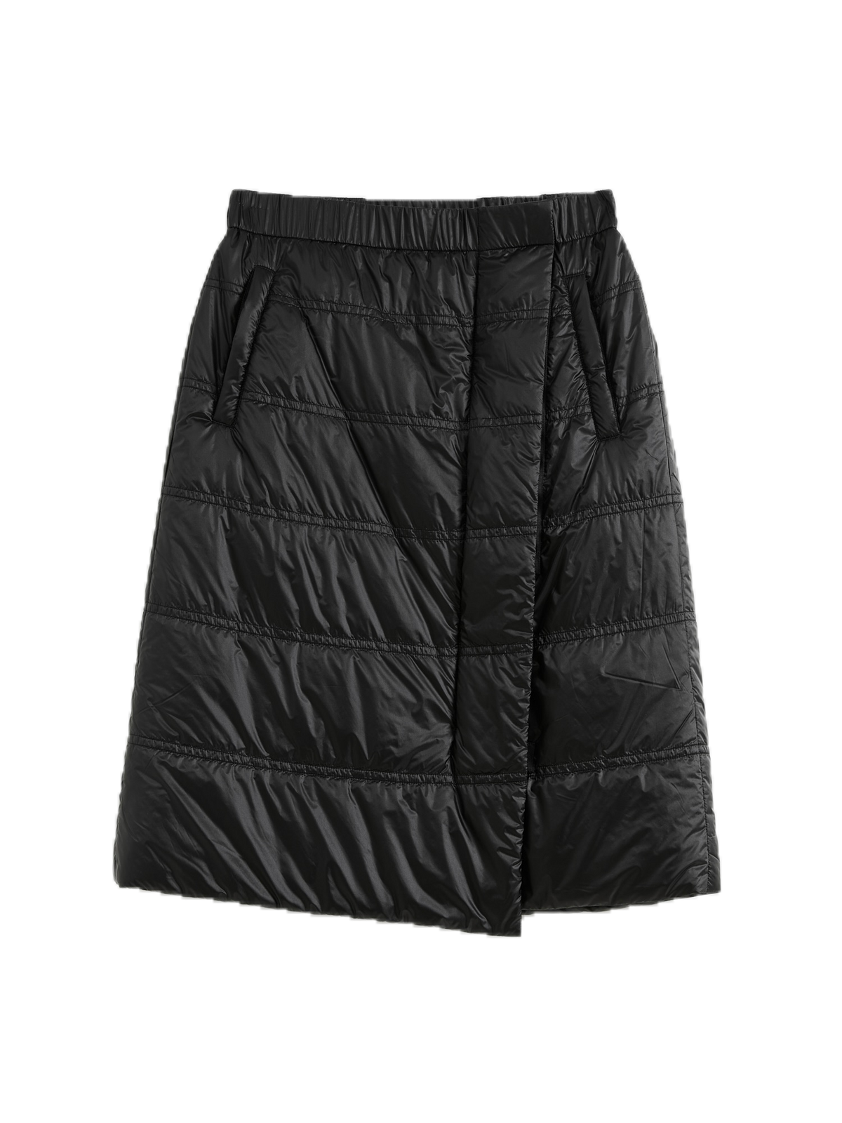 Elastic Waist Padded Skirt
