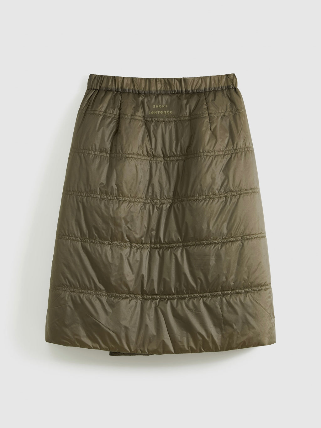 Elastic Waist Padded Skirt