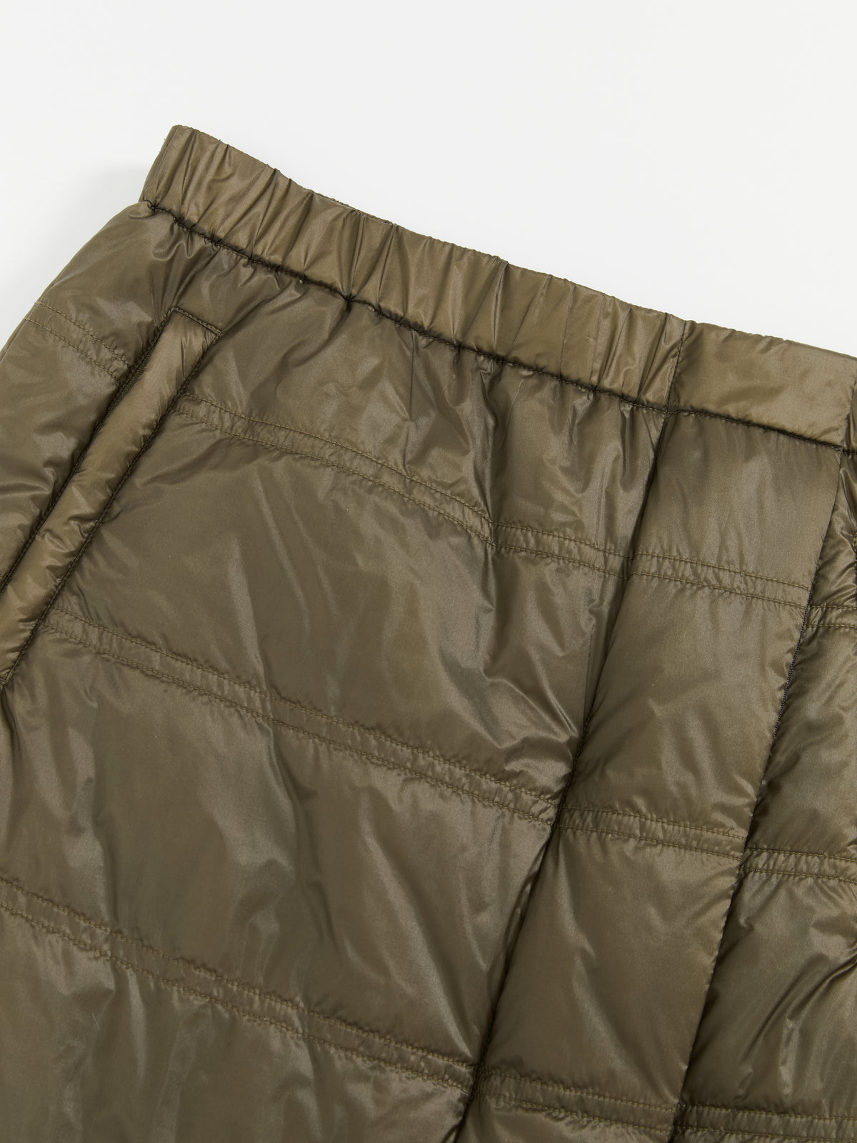 Elastic Waist Padded Skirt