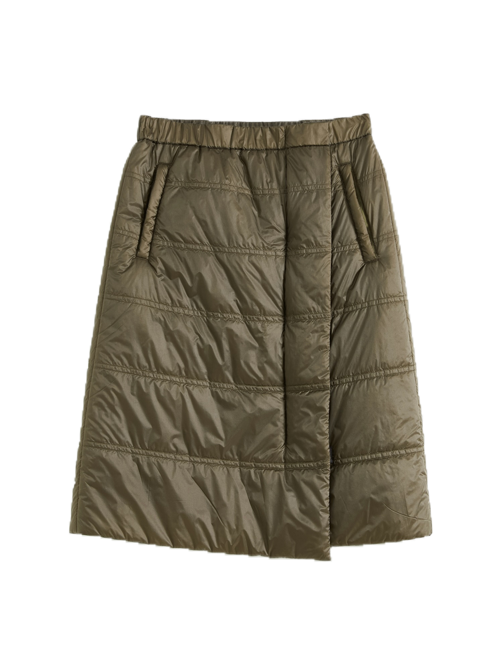 Elastic Waist Padded Skirt