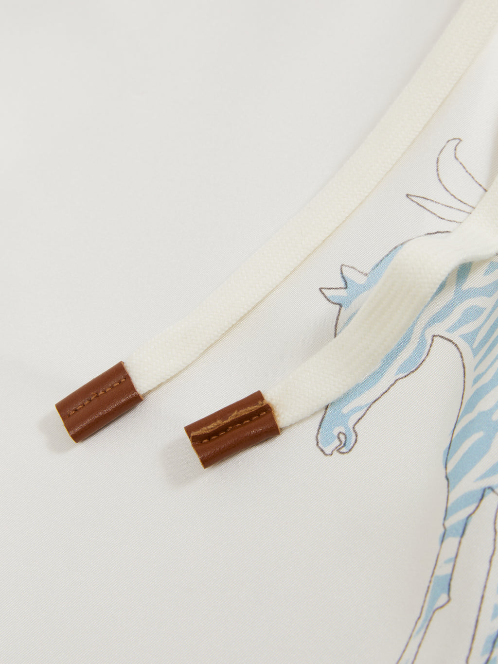 Pony Print Drawstring Skirt