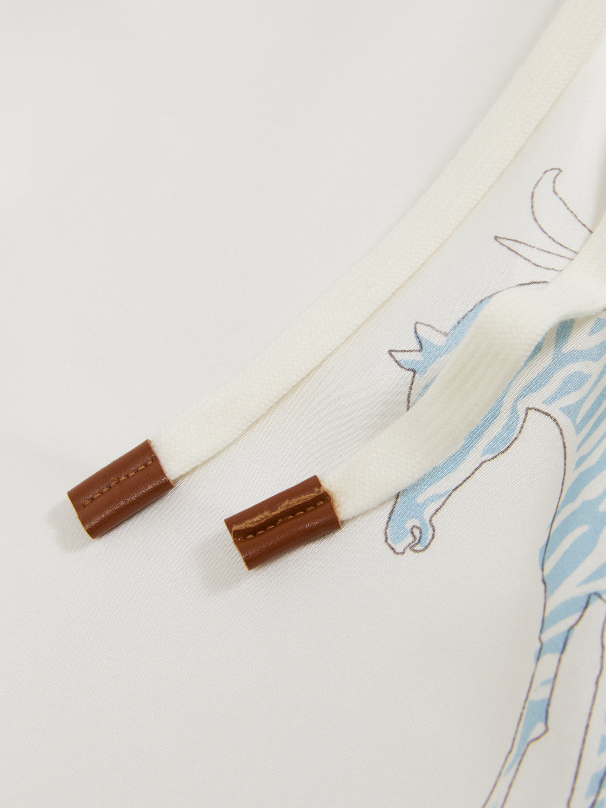 Pony Print Drawstring Skirt